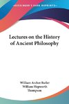 Lectures on the History of Ancient Philosophy