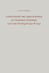 Landwirtschaft und Agrarverfassung im Fürstentum Osnabrück nach dem Dreißigjährigen Kriege