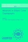 Advances in Elliptic Curve Cryptography