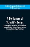 A dictionary of scientific terms