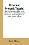 History of economic thought