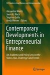 Contemporary Developments in Entrepreneurial Finance