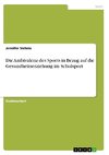 Die Ambivalenz des Sports in Bezug auf die Gesundheitserziehung im Schulsport