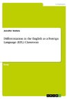 Differentiation in the English as a Foreign Language (EFL) Classroom