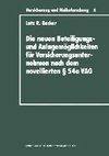 Die neuen Beteiligungs- und Anlagemöglichkeiten für Versicherungsunternehmen nach dem novellierten § 54a Versicherungsaufsichtsgesetz