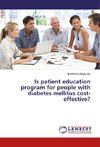 Is patient education program for people with diabetes mellitus cost-effective?