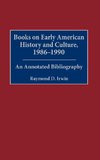 Books on Early American History and Culture, 1986-1990