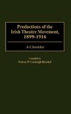 Productions of the Irish Theatre Movement, 1899-1916