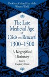 The Late Medieval Age of Crisis and Renewal, 1300-1500