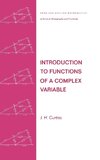 Introduction to Functions of a Complex Variable