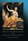 Poetics before Plato