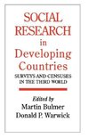 Bulmer, M: Social Research In Developing Countries