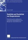 Stabilität und Flexibilität von Kooperationen