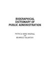 Biographical Dictionary of Public Administration