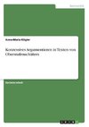 Konzessives Argumentieren in Texten von Oberstufenschülern