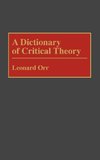 A Dictionary of Critical Theory