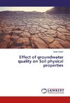 Effect of groundwater quality on Soil physical properties