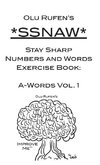 Olu Rufen's Stay Sharp Numbers & Words Exercise Book