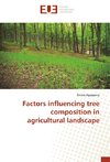 Factors influencing tree composition in agricultural landscape