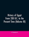 History Of Egypt From 330 B.C. To The Present Time (Volume III)