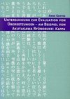 Untersuchung zur Evaluation von Übersetzungen - Am Beispiel von Akutagawa Ryûnosuke: Kappa