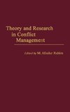 Theory and Research in Conflict Management