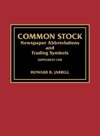 Common Stock Newspaper Abbreviations and Trading Symbols, Supplement One