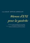 Menus d'été pour la gastrite