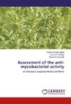 Assessment of the anti-mycobacterial activity of selected Congolese medicinal plants