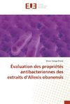 Évaluation des propriétés antibacteriennes des extraits d'Allexis obanensis