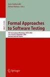 Formal Approaches to Software Testing