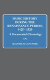 Music History During the Renaissance Period, 1425-1520