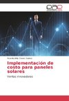 Implementación de costo para paneles solares