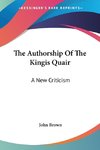 The Authorship Of The Kingis Quair