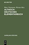 Althochdeutsches Elementarbuch