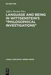 Language and Being in Wittgenstein's 