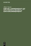 Développement et environnement