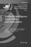 Artificial Intelligence Applications and Innovations