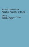 Social Control in the People's Republic of China