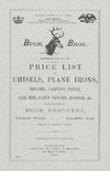 Buck Brothers Price List of Chisels, Plane Irons, Gouges, Carving Tools, Nail Sets, Screw Drivers, Handles, & c.