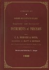 Handbook And Illustrated Catalogue of the Engineers' and Surveyors' Instruments of Precision - Made By C. L. Berger & Sons - 1900