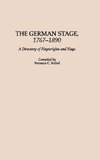 German Stage, 1767-1890