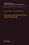 Democracy and Financial Order: Legal Perspectives