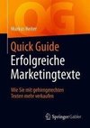 Quick Guide Erfolgreiche Marketingtexte