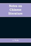 Notes on Chinese literature