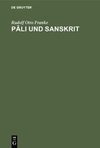 Pali und Sanskrit