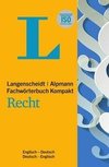 Langenscheidt Fachwörterbuch Kompakt Recht Englisch