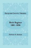 Fauquier County, Virginia, Birth Register, 1881-1896