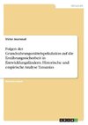 Folgen der Grundnahrungsmittelspekulation auf die Ernährungssicherheit in Entwicklungsländern. Historische und empirische Analyse Tansanias