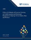 Effect of 6 Months of Exercise Training on Cardiovascular and Hormonal Responses to Head up Tilt in Elderly Men and Women